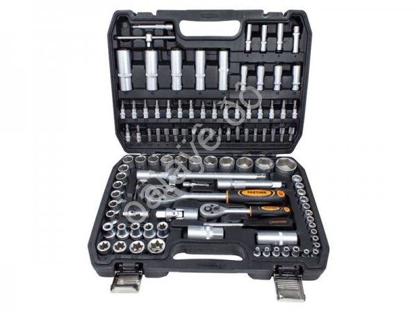 Набор инструмента 108пр.1/4"1/2" (6-гран)(4-32мм) Partner