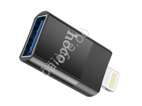 Адаптер универ. lightning USB / Iphone - USB2.0 female, черный HOCO UA17 Hoco