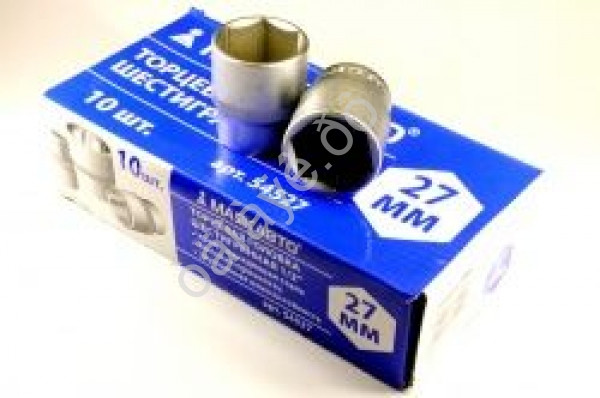 Головка  27мм 1/2" 6гр. МАЯКАВТО™ 1/100_