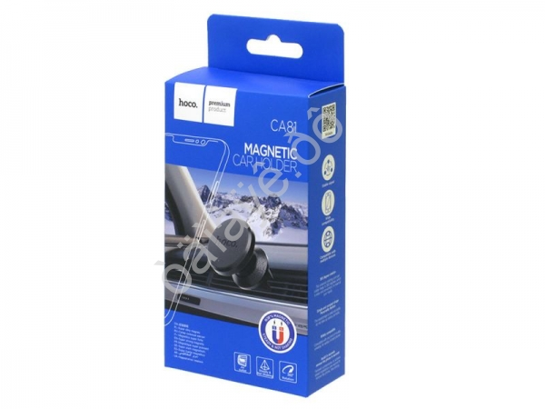 Держатель телефона магнитный на панель, черный HOCO CA81 Держатель телефона магнитный на панель, черный HOCO CA81