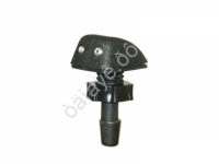 Жиклер омывателя квадратный 2-х глазковый гайка (черный) 25/200