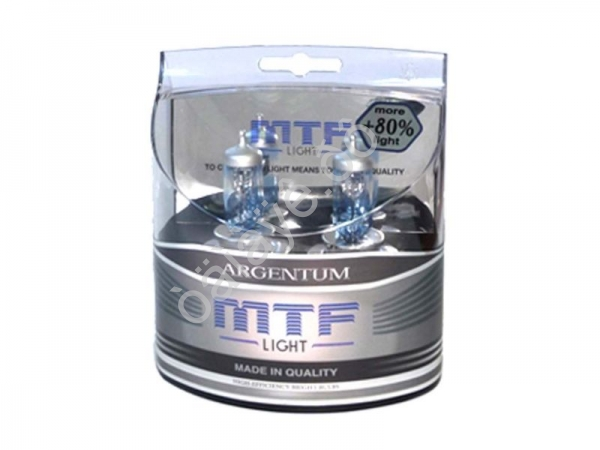 Набор ламп MTF H4 12V/60/55W Argentum+80% 4000K (Корея)