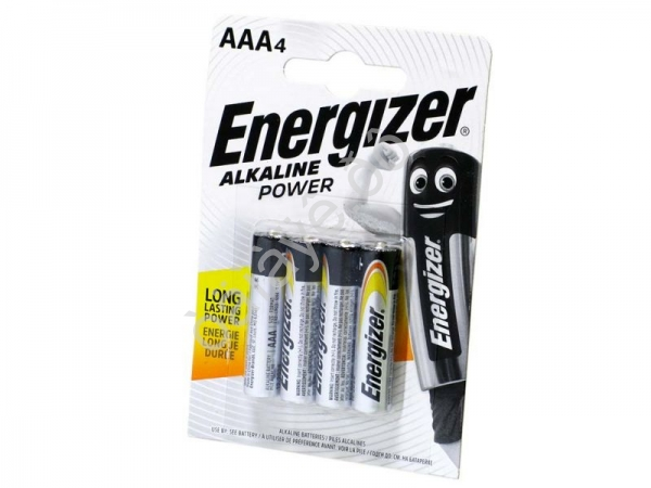 Батарейки ENERGIZER ALK POWER ААА LR03 /4/480 Батарейки ENERGIZER ALK POWER ААА LR03 /4/480