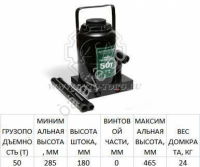 Домкрат гидравлический 50т (285-465) АТ