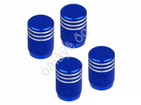 Колпачок на вентиль б/шин алюмин. 4шт, синий, ЕРМАК