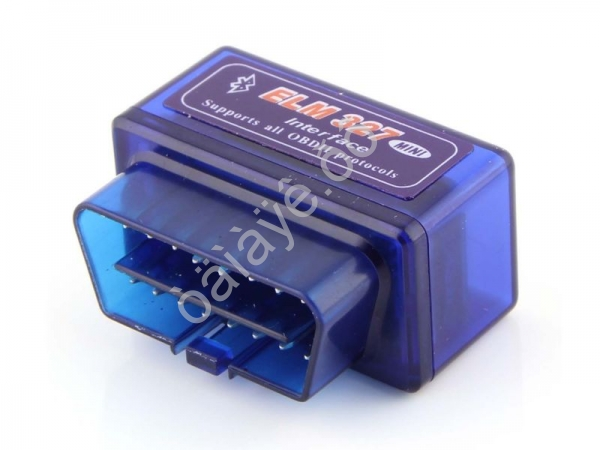 Тестер диагностический OBD2 Bluetooth ELM 327 (прошивка 2.1 синий) Тестер диагностический OBD2 Bluetooth ELM 327 (прошивка 2.1 синий)
