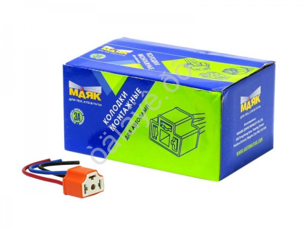 Колодка для автоламп H4, H43t CERAMIC S=2.5mm, L=85mm ЛТ1314А /10