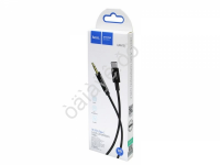 Аудиокабель AUX - адаптер Type-C для подключения к магнитоле с разъемом 3.5 Jack, 1м, черный HOCO UPA19 (31шт в уп) Hoco Аудиокабель AUX - адаптер Type-C для подключения к магнитоле с разъемом 3.5 Jack, 1м, черный HOCO UPA19 (31шт в уп) Hoco