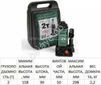 Домкрат гидравлический 2т (152-296, в кейсе) "АТ" 1/10 Домкрат гидравлический 2т (152-296, в кейсе) "АТ" 1/10