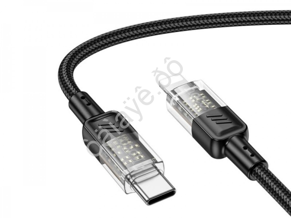Дата-кабель универ. PD Type-C - lightning USB/Iphone 1,2м, 27W, черный HOCO U129 Hoco