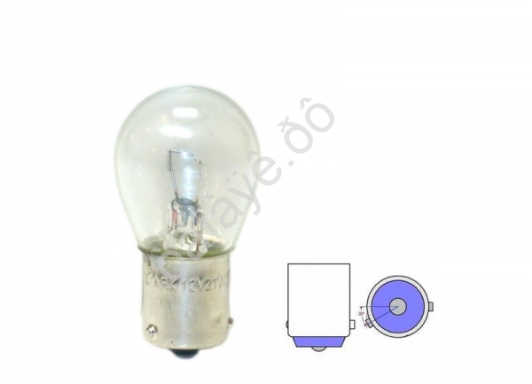 Лампа МАЯК А12V 21W BAU15S (смещ.цоколь) /100 Лампа МАЯК А12V 21W BAU15S (смещ.цоколь) /100