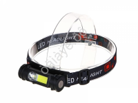 Фонарь на голову Ермак COB, 1LED, 2реж., аккум. 800мАч