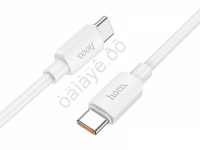 Дата-кабель универ. Type-C - Type-C 1 м, 5А/100W, белый HOCO X96