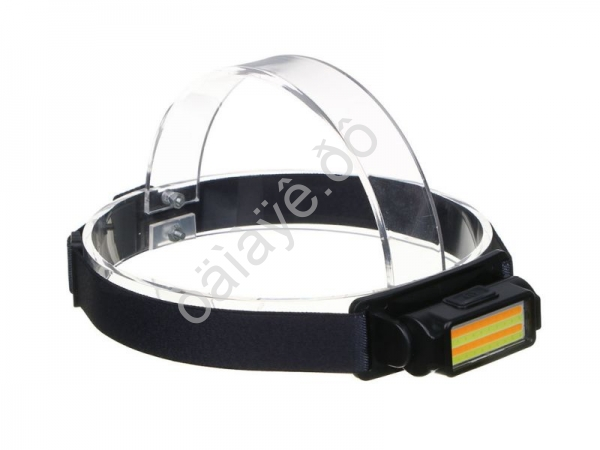 Фонарь на голову ЕРМАК LED+COB, 4 режима, 500мАч, зарядка Туре-С, 80х33х33 мм, пластик, красный свет Фонарь на голову ЕРМАК LED+COB, 4 режима, 500мАч, зарядка Туре-С, 80х33х33 мм, пластик, красный свет