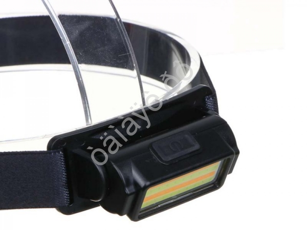 Фонарь на голову ЕРМАК LED+COB, 4 режима, 500мАч, зарядка Туре-С, 80х33х33 мм, пластик, красный свет Фонарь на голову ЕРМАК LED+COB, 4 режима, 500мАч, зарядка Туре-С, 80х33х33 мм, пластик, красный свет