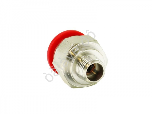 Фитинг цанговый прямой PU 1/4 х 16 mm наруж. резьба Фитинг цанговый прямой PU 1/4 х 16 mm наруж. резьба