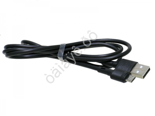 Дата-кабель MicroUSB, 1м, 2А, HOCO черный X83
