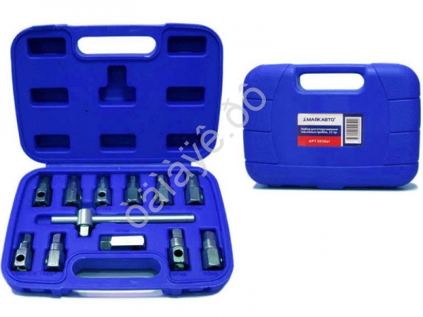 Набор для откручивания масляных пробок, 12 пр. МАЯКАВТО™ /1/10_