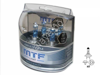 Набор ламп MTF H7 12V55W Argentum+80% 4000K (Корея)