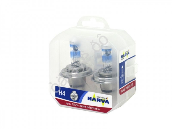 Лампа Narva H4 12 60/55W P43t RP +150% Лампа Narva H4 12 60/55W P43t RP +150%