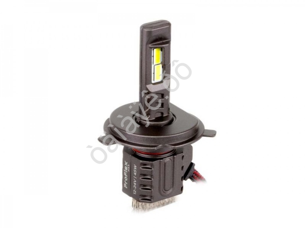 Светодиодные лампы MTF LIGHT серия ProFLEX MAX H4/H19, 6000K, 4500lm, 12-24V, 45W, NO FAN, 2шт.