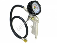 Пистолет для подкачки колес с манометром, длинный шланг МАЯКАВТО™ /1/6/36_