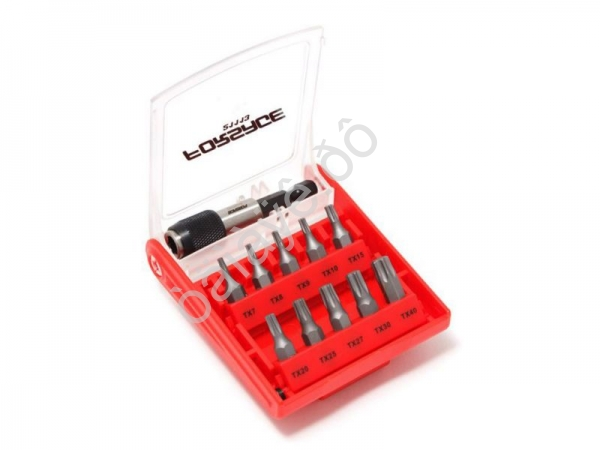 Набор бит-торкс  с битодержателем 11пр. (T 7,8,9,10,15,20,25,27,30,40-25мм) Forsage