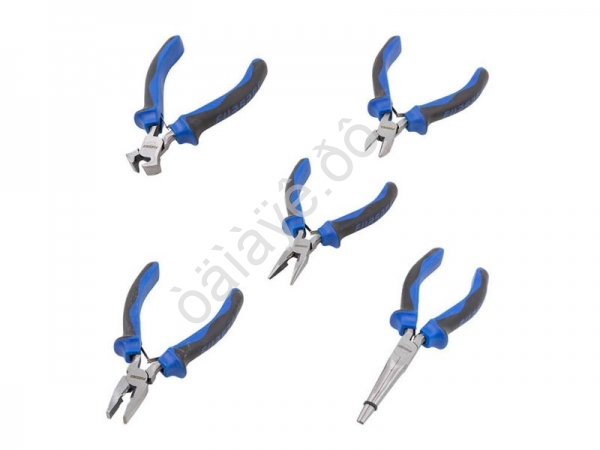 Набор шарнирно-губцевого инструмента мини 5пр. 5'-125мм(бокорезы, плоскогубцы, утконосы, утконосы к Forsage