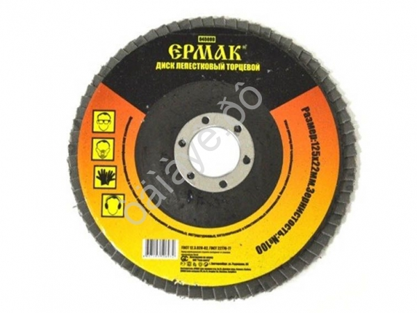 Диск лепестковый торцевой 22*125  р100 /1/10