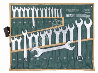Ключи комбинированные (6-28, 30, 32мм) и ключ рожковый 36х41мм, набор 25+1пр. RockFORCE