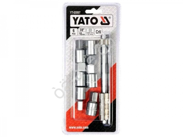 Набор головок для масляных пробок 3/8" 6 предметов YATO