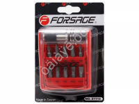 Набор бит с битодержателем 11пр. (PH1,2,3 PZ1,2,3, SL5.5, 6.5) Forsage