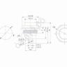 Выключатель-кнопка металл 250V 2А (2с) OFF-(ON) Ø16.2 синяя (RWD-306) REXANT