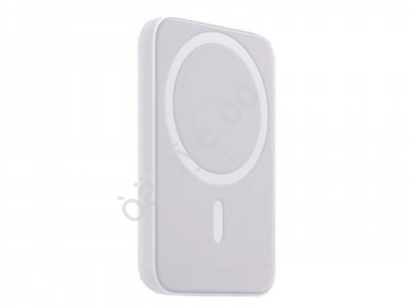 Портативное беспроводное зарядное устройство Power Bank (аккумуляторная батарея) 5000 mAh, MagSafe, белое REXANT