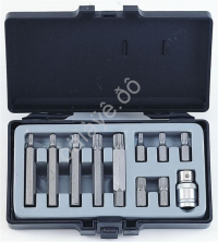 F4112 Набор вставок  SPLINE 1/2"  11пред /1/20