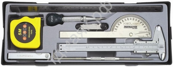 F5096 Набор контрольно-измерительного инструмента  9пр.