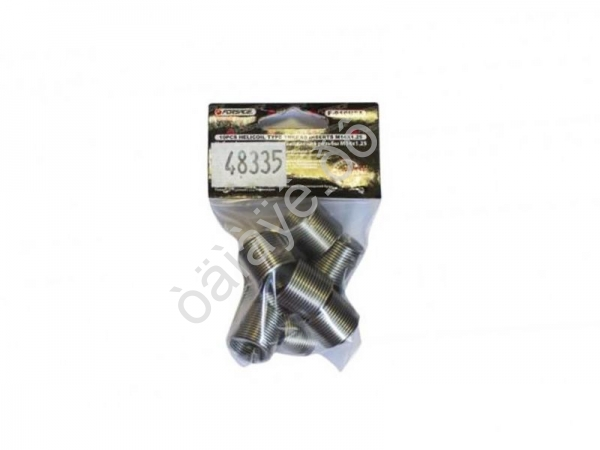 Футорки для восстановления резьбы M14*1.25, набор 10пр. Forsage Футорки для восстановления резьбы M14*1.25, набор 10пр. Forsage
