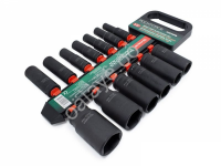 Головки ударные глубокие, набор 13пр., 1/2" (10, 12-15, 17,19, 21,22, 24 27 30,32мм) RockFORCE