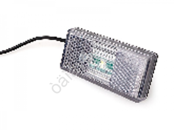 Указатель габаритов 3 LED "АТ" (белый) 110х55мм 24v АТ-1876/LED /1/100 Указатель габаритов 3 LED "АТ" (белый) 110х55мм 24v АТ-1876/LED /1/100