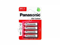 Батарейки  PANASONIC Zinc Carbon АА R06 /4/48