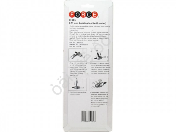 F62525 Приспособление д/затягив. ленточн.хомутов F62525 Приспособление д/затягив. ленточн.хомутов