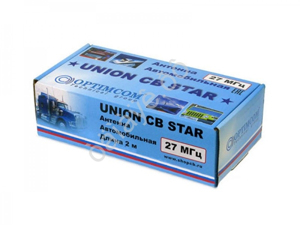 Антенна  на радиостанцию UNION CB STAR , СВ штырь1970 мм (без провода)