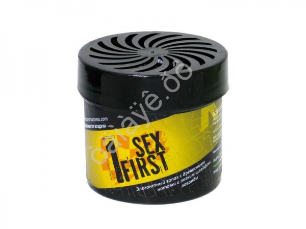 Освежитель воздуха  B-07  Contra гель в банке "SEX FIRST" (Древесные ноты и лаванда)