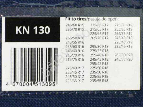 Цепи противоскольжения на колеса КN130 МАЯКАВТО™ в сумке 1/5_