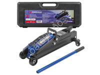 Домкрат подкатной гидравлический 2т (h min 133мм, h max 387мм) в кейсе Forsage