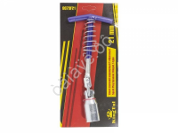 Ключ свечной шарнирный T-образный 21мм, на блистере KINGTUL