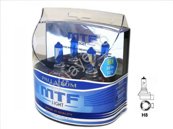 Набор ламп MTF H8 12V35W Palladium 5500K (Корея) Набор ламп MTF H8 12V35W Palladium 5500K (Корея)