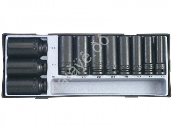 F4119 Набор ударных головок 1/2" L=85мм, 11предм  1/6