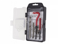 Набор приспособлений и футорок для восстановления резьбы М14*1.5, 15пр., в кейсе