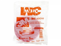 Скотч двусторонний прозрачный "3М"  8мм * 5м/1/15/480_